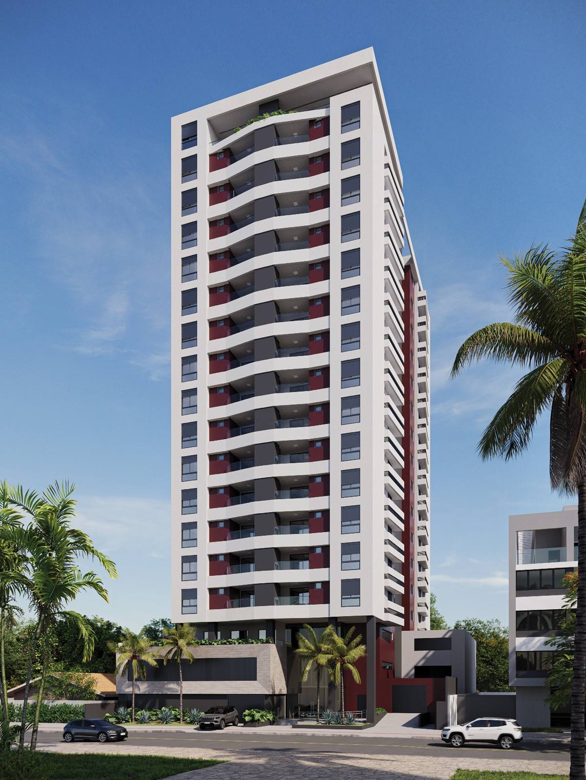 Ária Residencial, fachada