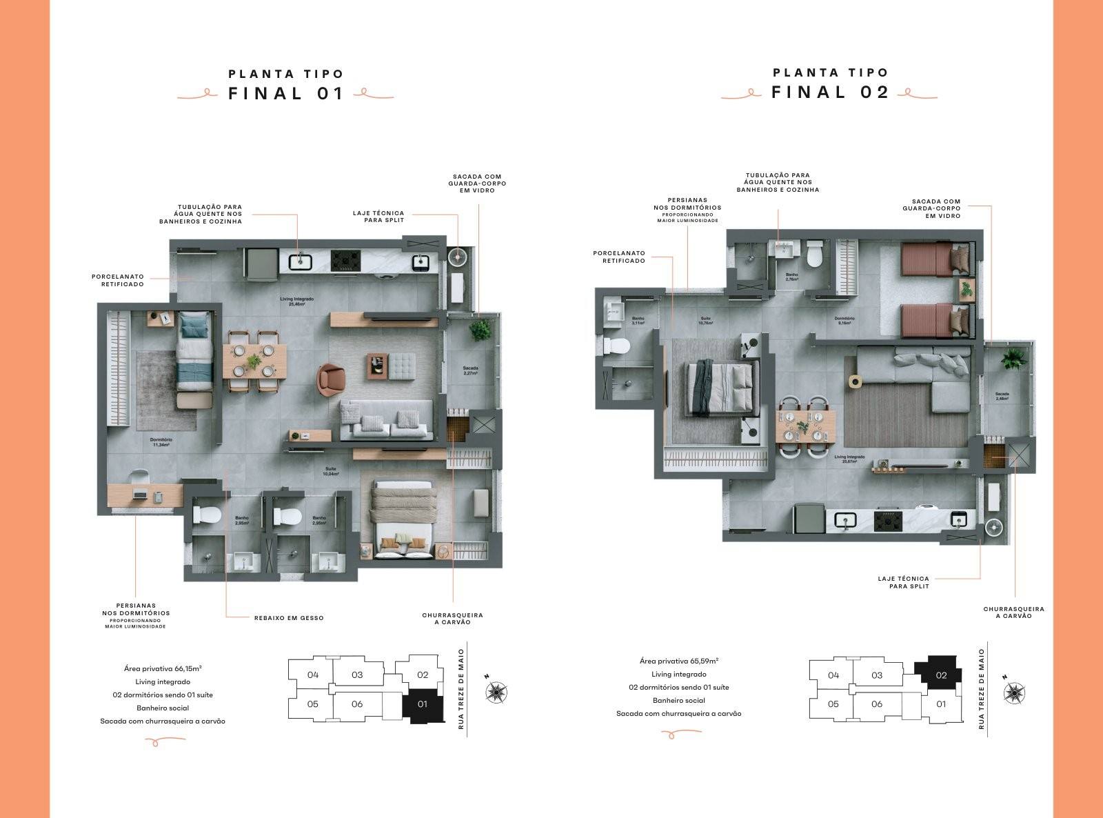 Planta do Bellante Residencial