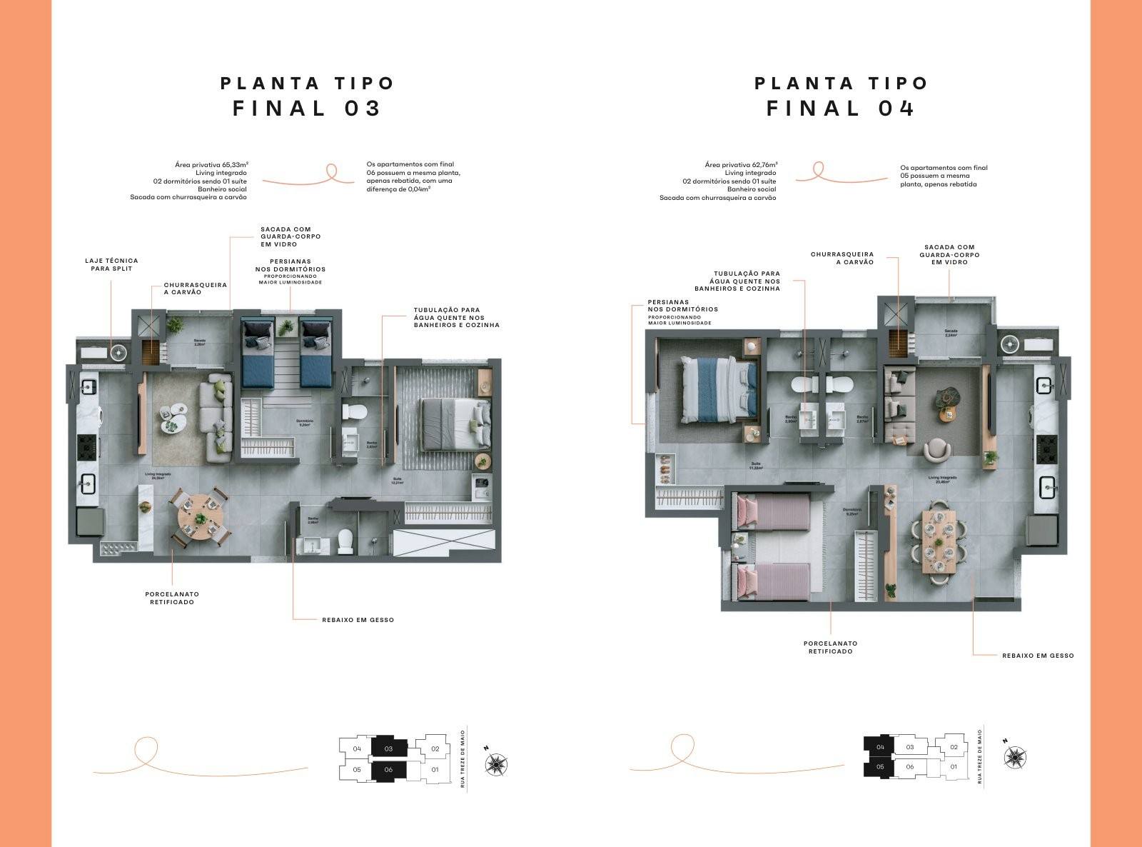 Planta do Bellante Residencial