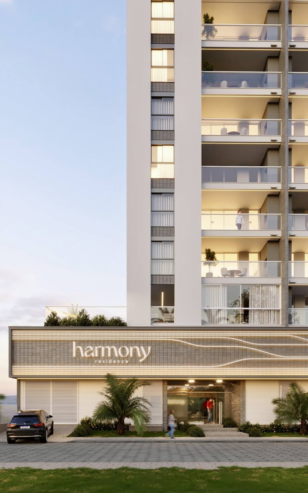 Harmony Residence, fachada no Balneário Rincão