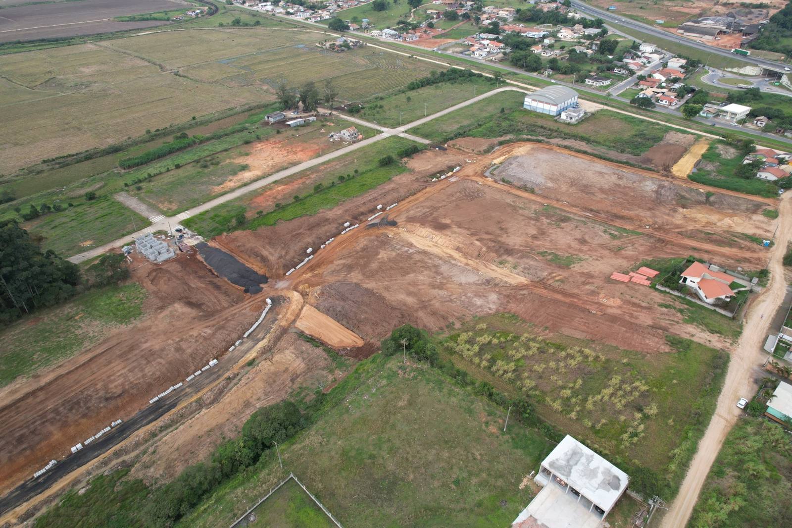 Loteamento Lucia Gabriel, obras de infraestrutura