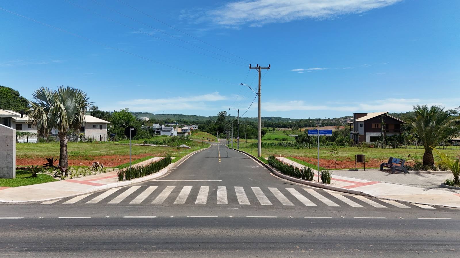 Villaggio Chiesa, entrada do loteamento